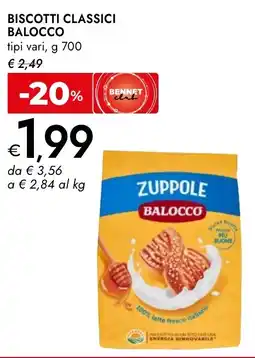 Bennet Biscotti classici BALOCCO offerta