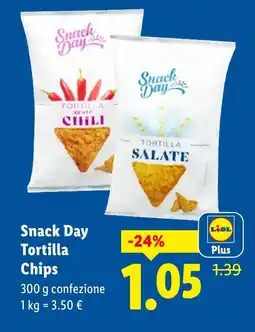 Lidl Snack Day Tortilla Chips offerta