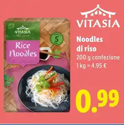 Lidl VITASIA Noodles di riso offerta