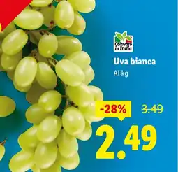 Lidl Uva bianca offerta
