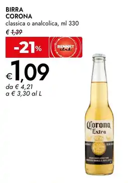 Bennet Birra CORONA offerta