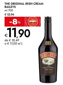 Bennet The original irish cream BAILEYS offerta