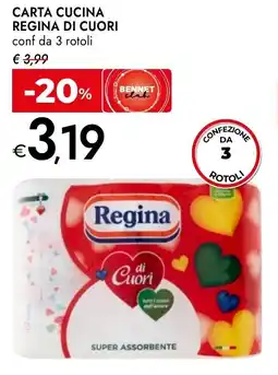 Bennet Carta cucina regina di cuori offerta