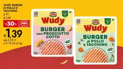 Bennet Aia wudy burger di pollo e tacchino offerta