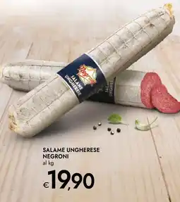 Bennet Salame ungherese NEGRONI offerta