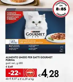 Bennet Alimento umido per gatti gourmet PURINA offerta