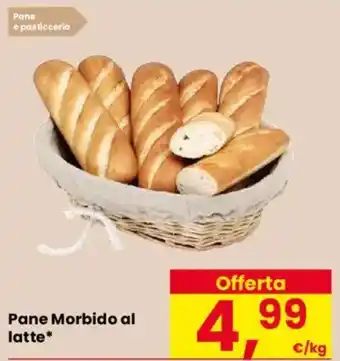 Despar Pane Morbido al latte offerta