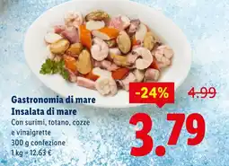 Lidl Gastronomia di mare Insalata di mare offerta