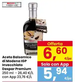 Despar Aceto Balsamico di Modena IGP Invecchiato Despar Premium offerta