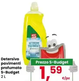 Despar Detersivo pavimenti profumato S-Budget offerta