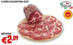 Pam Coppa piacentina DOP offerta