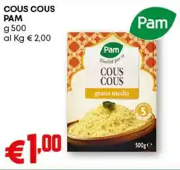 Pam Cous cous PAM offerta