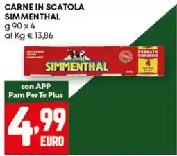 Pam Carne in scatola SIMMENTHAL offerta