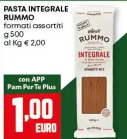 Pam Pasta integrale RUMMO offerta