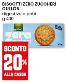 Pam Biscotti zero zuccheri GULLÓN offerta
