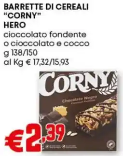 Pam Barrette di cereali "corny" HERO offerta