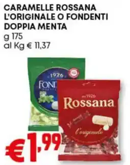 Pam Caramelle rossana l'originale o fondenti doppia menta offerta