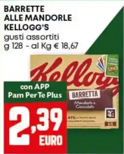 Pam Barrette alle mandorle KELLOGG'S offerta