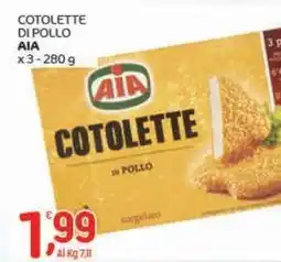 Crai Cotolette di pollo AIA offerta