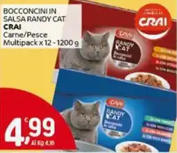 Crai Bocconcini in salsa randy cat CRAI offerta