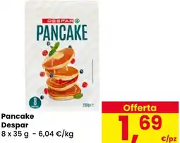 Eurospar Pancake Despar offerta
