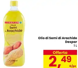 Eurospar Olio di Semi di Arachide Despar offerta
