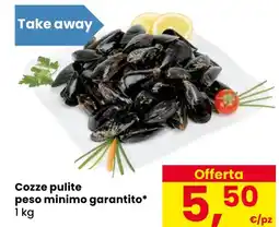 Eurospar Cozze pulite peso minimo garantito offerta