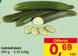 Eurospar Cetrioli dolci offerta