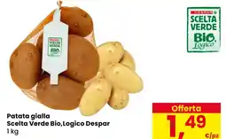 Eurospar Patata gialla Scelta Verde Bio, Logico Despar offerta