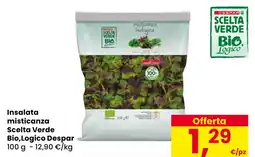 Eurospar Insalata misticanza Scelta Verde Bio,Logico Despar offerta