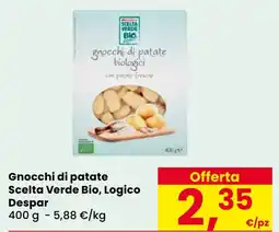 Eurospar Gnocchi di patate Scelta Verde Bio, Logico Despar offerta
