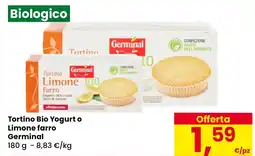 Eurospar Tortino Bio Yogurt o Limone farro Germinal offerta