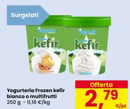 Eurospar Yogurteria Frozen kefir bianco o multifrutti offerta