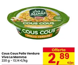 Eurospar Cous Cous Pollo Verdura Viva La Mamma offerta