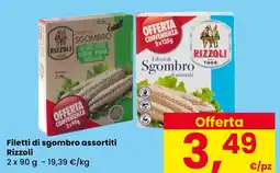 Eurospar Filetti di sgombro assortiti Rizzoli offerta