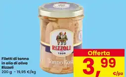 Eurospar Filetti di tonno in olio di oliva Rizzoli offerta