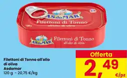 Eurospar Filettoni di Tonno all'olio di oliva Asdomar offerta