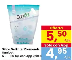 Eurospar Silica Gel Litter Diamonds Sanicat offerta