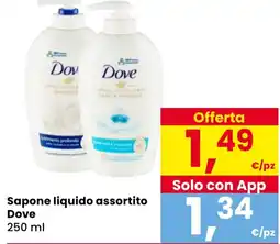 Eurospar Sapone liquido assortito Dove offerta