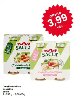 Eurospar Condiverde Riso assortito Saclà offerta