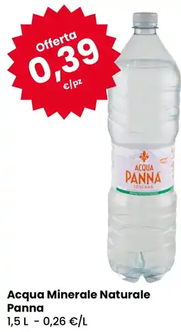 Eurospar Acqua Minerale Naturale Panna offerta