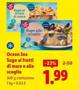Lidl Ocean Sea Sugo ai frutti di mare o allo scoglio offerta