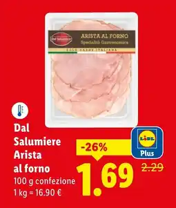 Lidl Dal Salumiere Arista al forno offerta