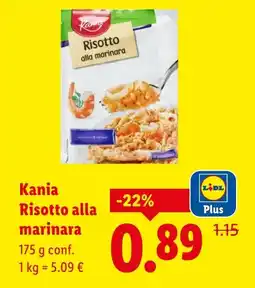 Lidl Kania Risotto alla marinara offerta