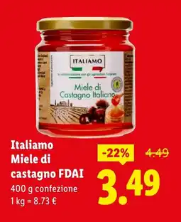 Lidl Italiamo Miele di castagno FDAI offerta