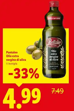 Lidl Pantaleo Olio extra vergine di oliva offerta