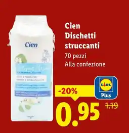 Lidl Cien Dischetti struccanti offerta