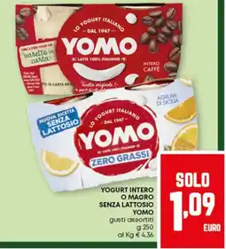 Pam Yogurt intero o magro senza lattosio YOMO offerta