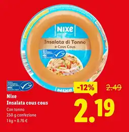 Lidl Nixe Insalata cous cous offerta
