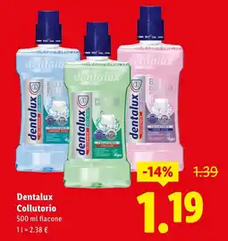 Lidl Dentalux Collutorio offerta